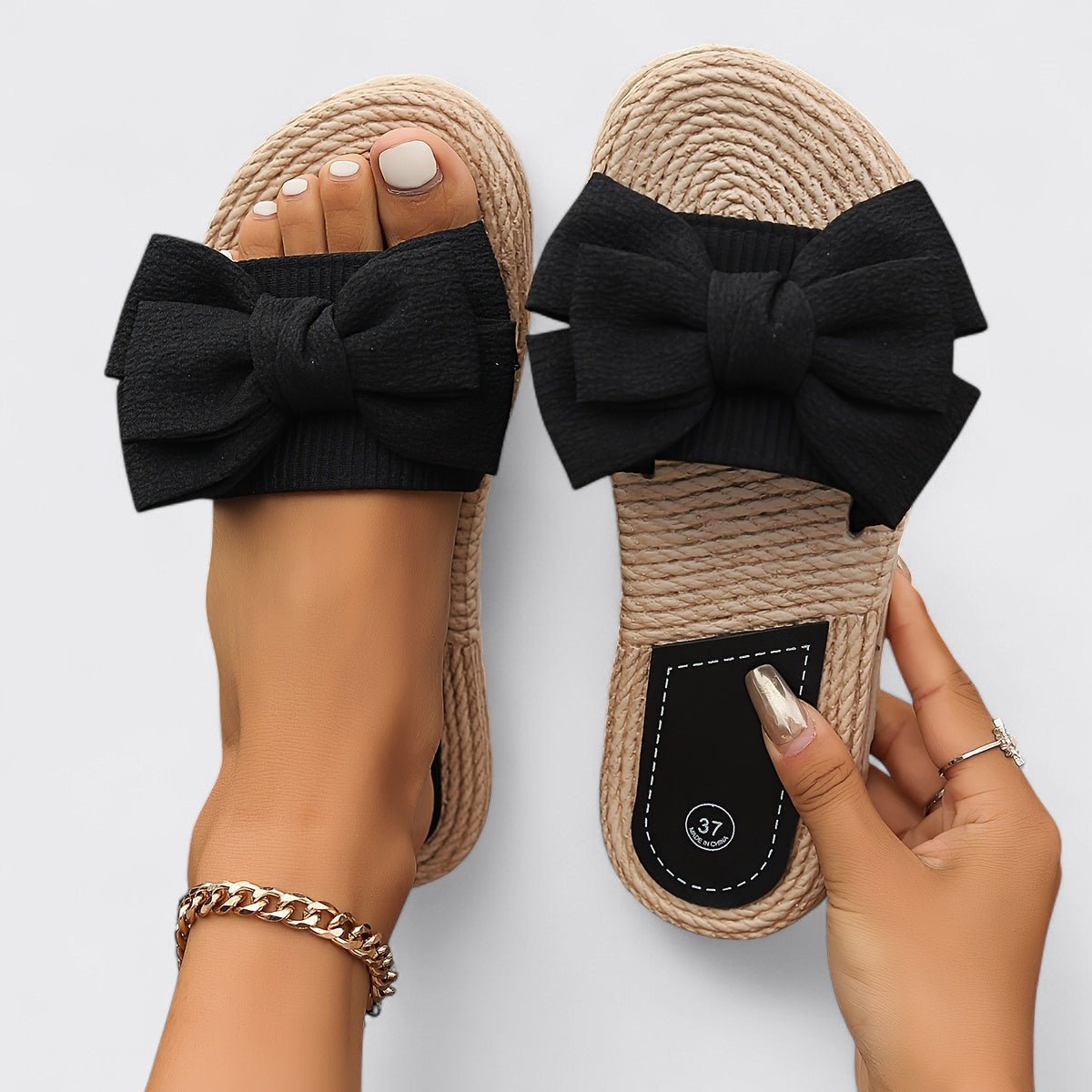 LUZ | Sandalias con Lazo