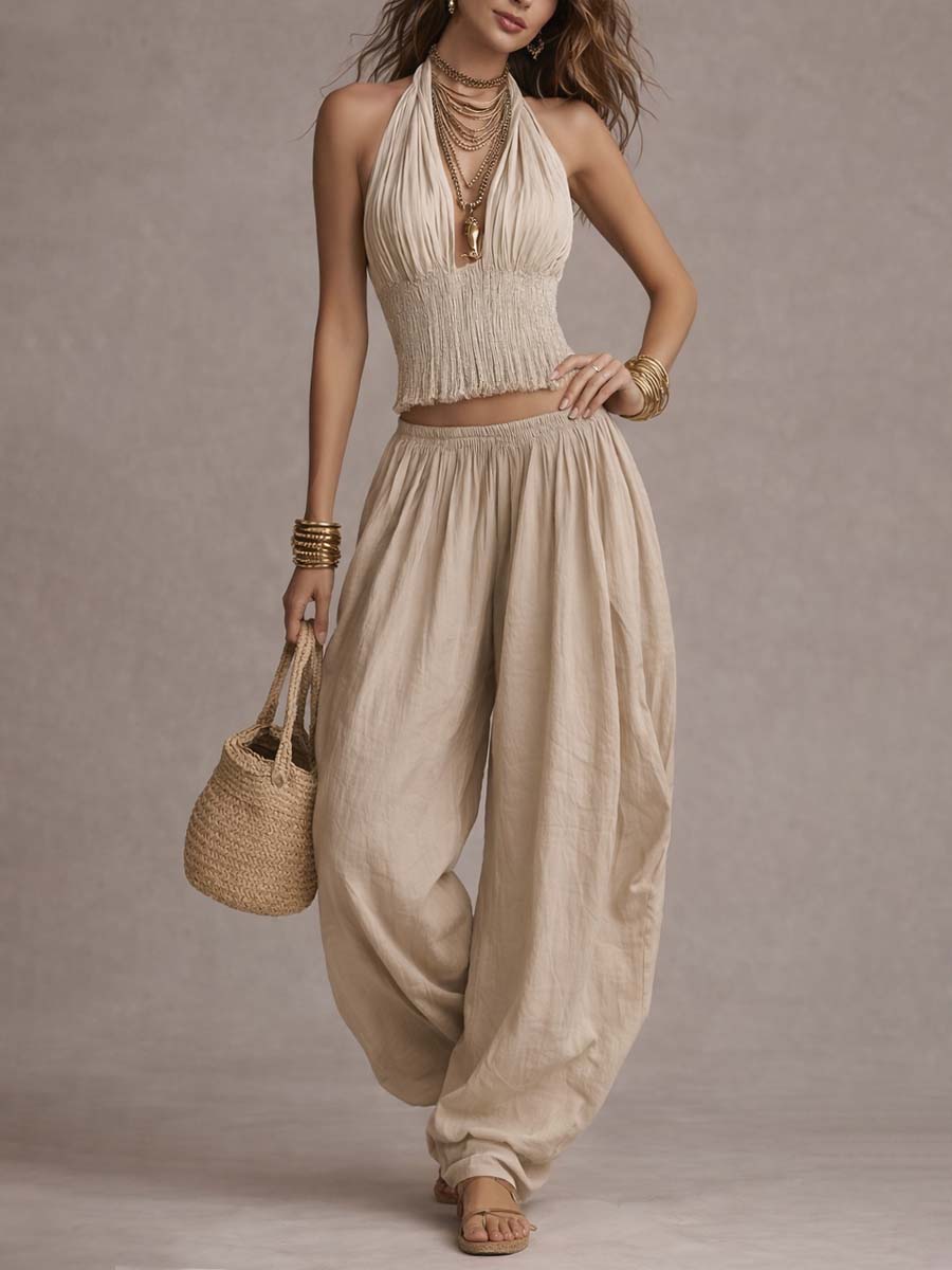 SIENA | Completo Boho en Tono Arena