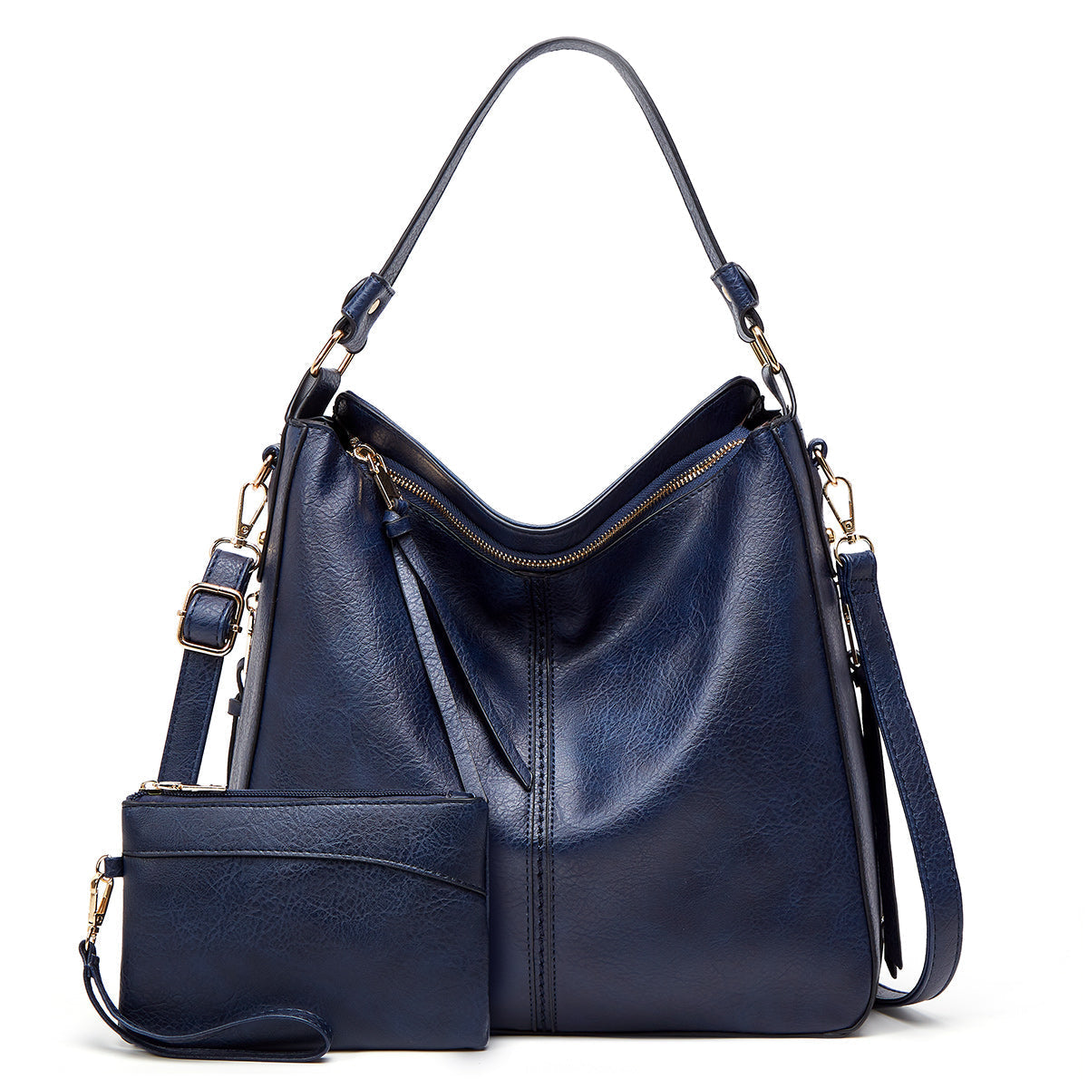 SABRINA | Bolso Hobo Antirrobo de Piel