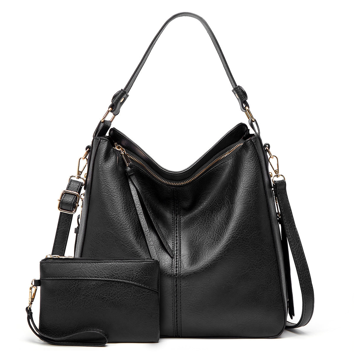 SABRINA | Bolso Hobo Antirrobo de Piel