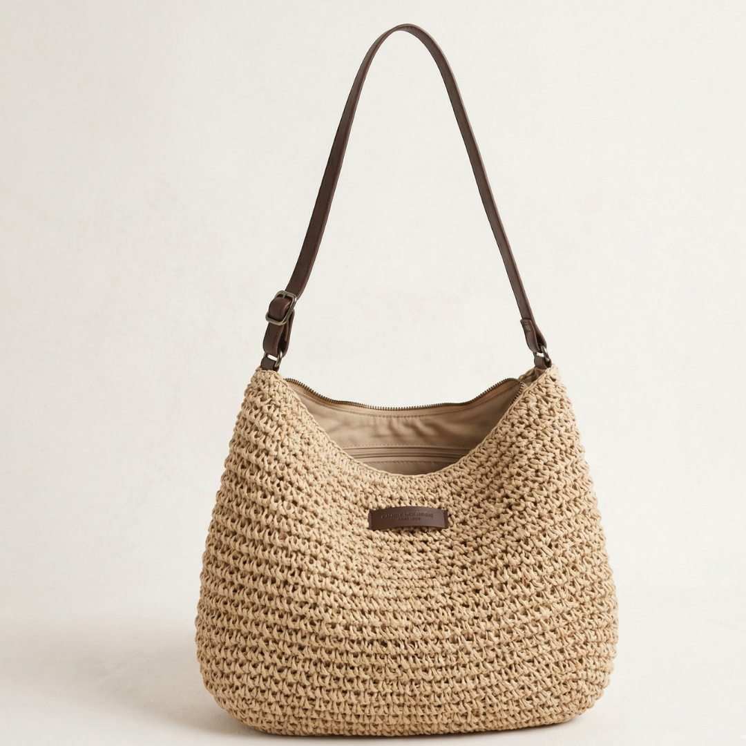ERIKA | Bolso de Rafia Tejido a Mano
