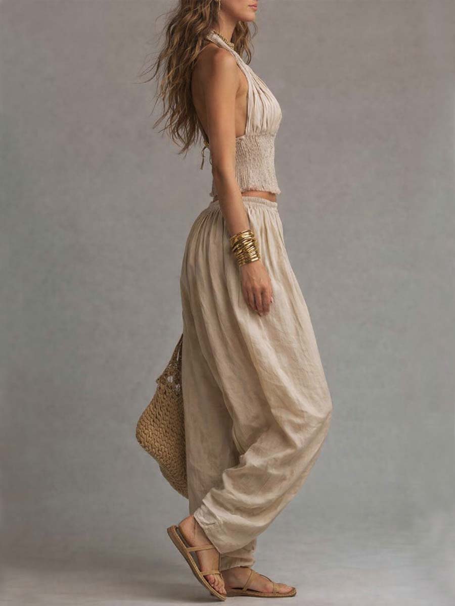 SIENA | Completo Boho en Tono Arena