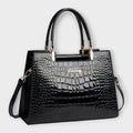 SILVIA | Bolso con Textura Cocodrilo