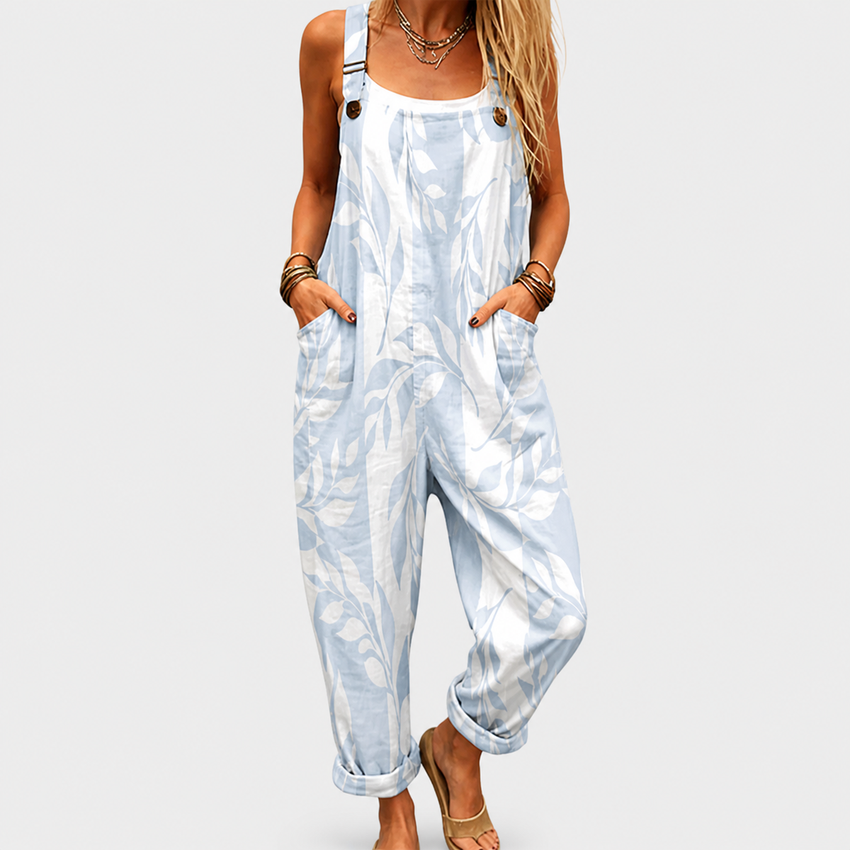 YOLANDA | Mono Estampado Azul