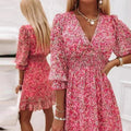SUNNA | Vestido Floral Elegante y Sofisticado