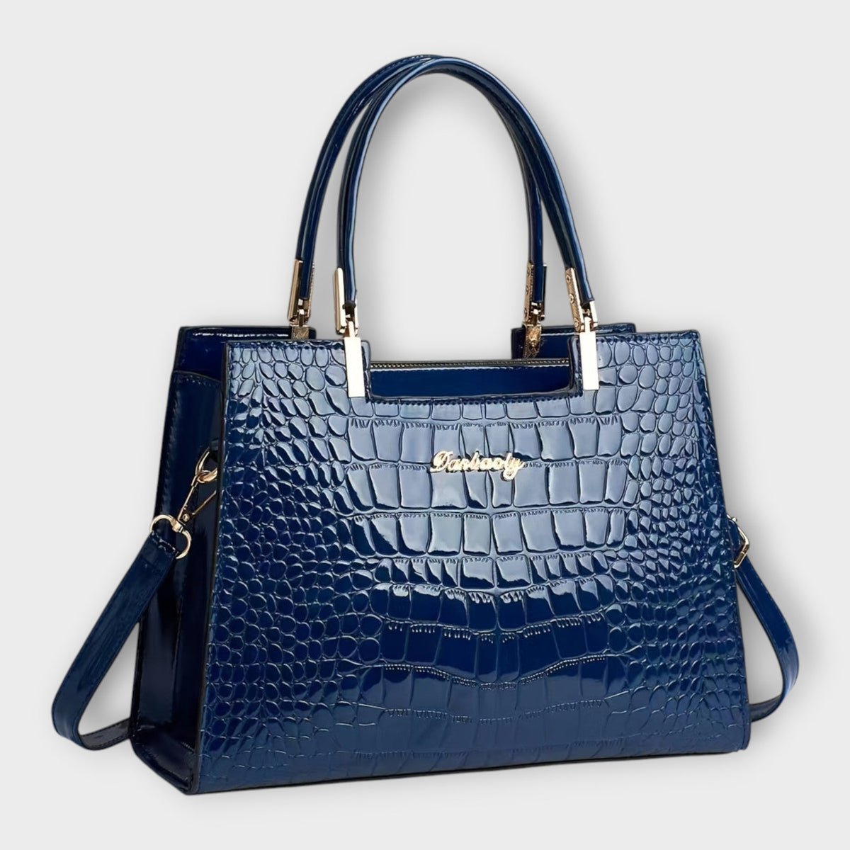 SILVIA | Bolso con Textura Cocodrilo