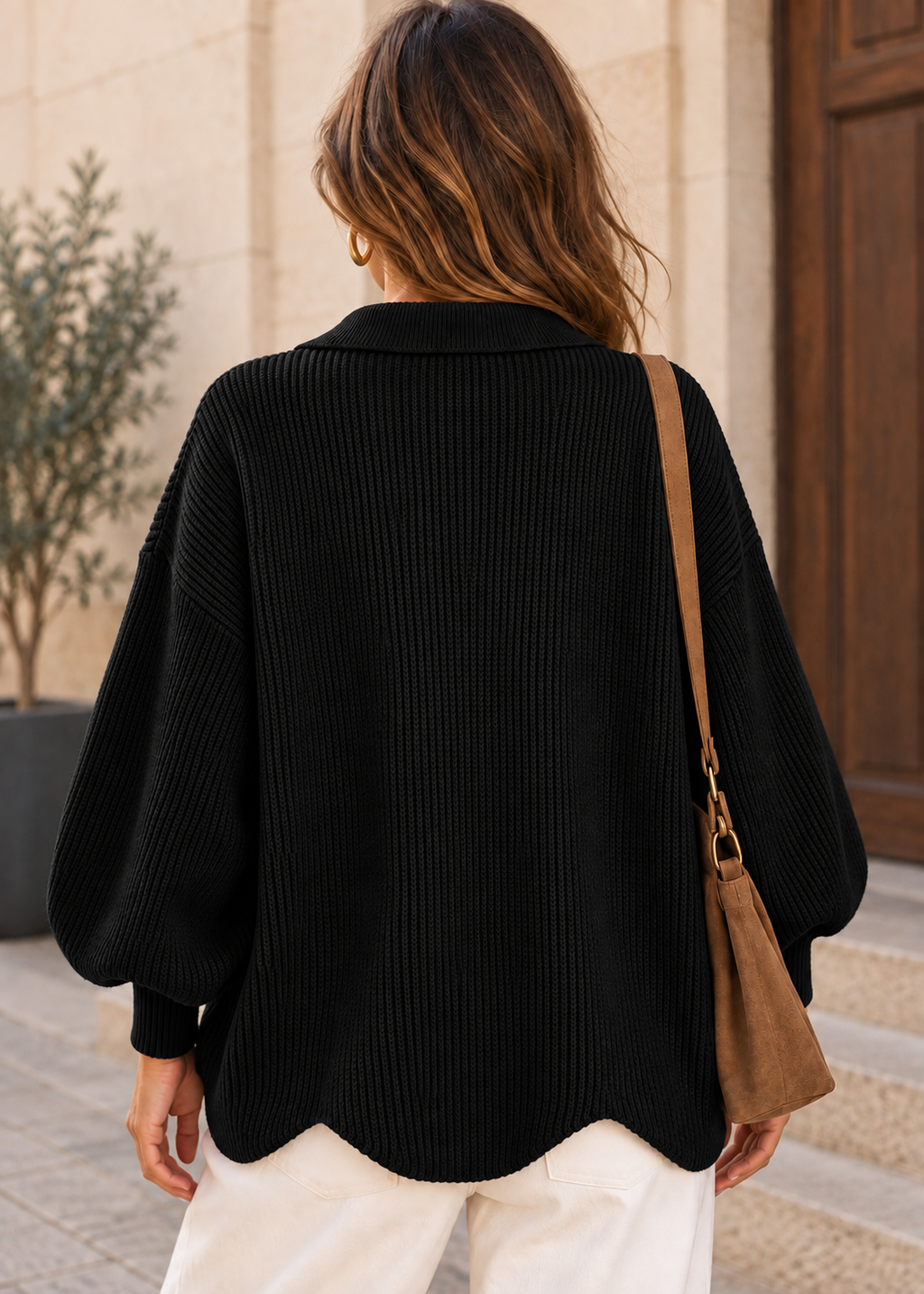 COLETTE | Cárdigan Oversize con botones Dorados