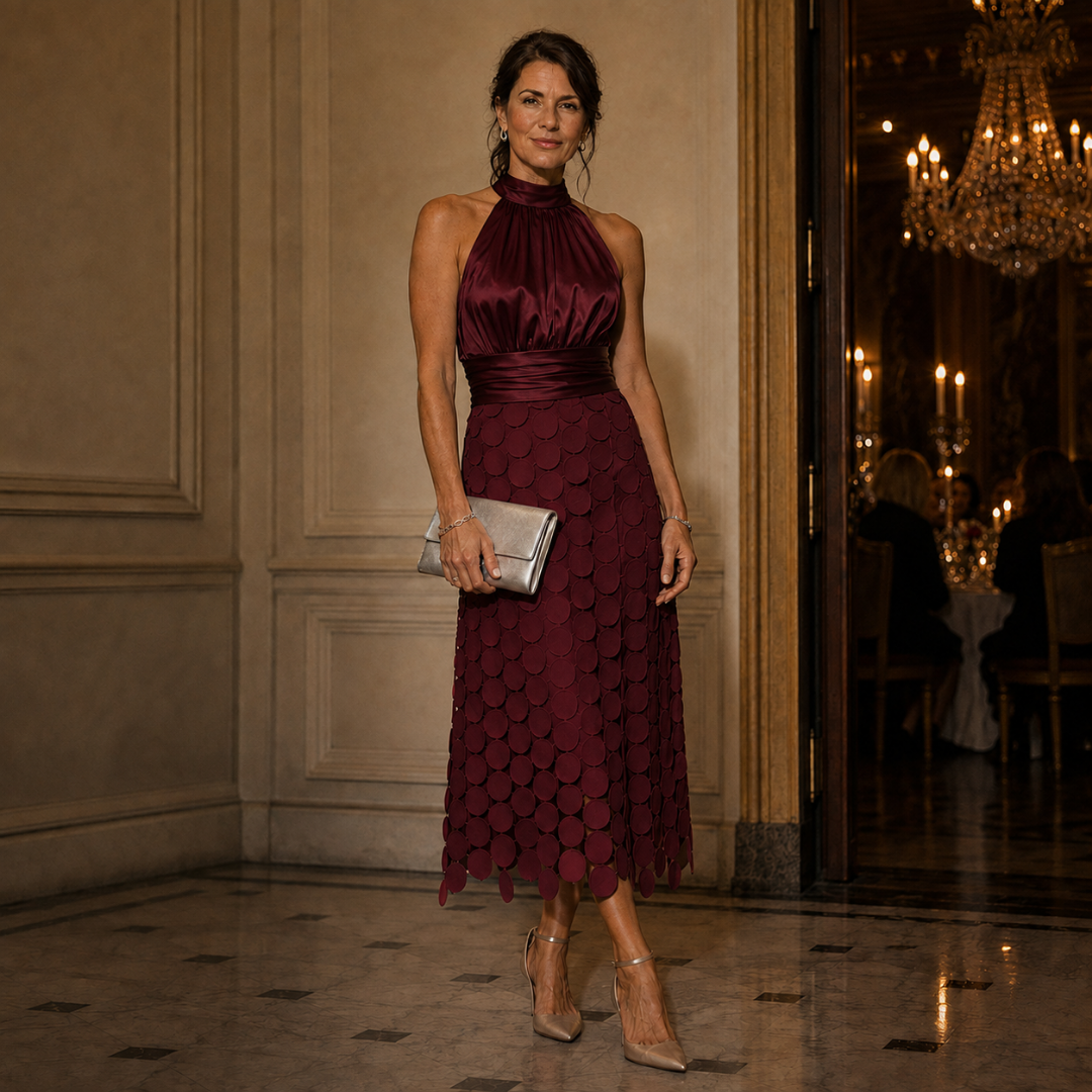 IRIA | Vestido midi de fiesta
