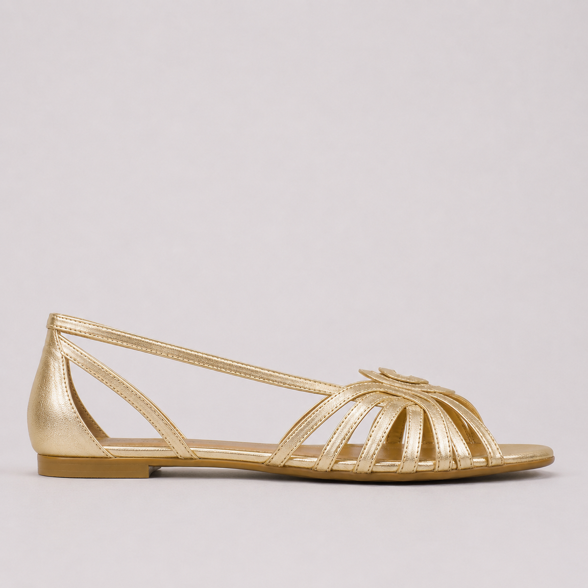 LEONOR | Sandalias Doradas