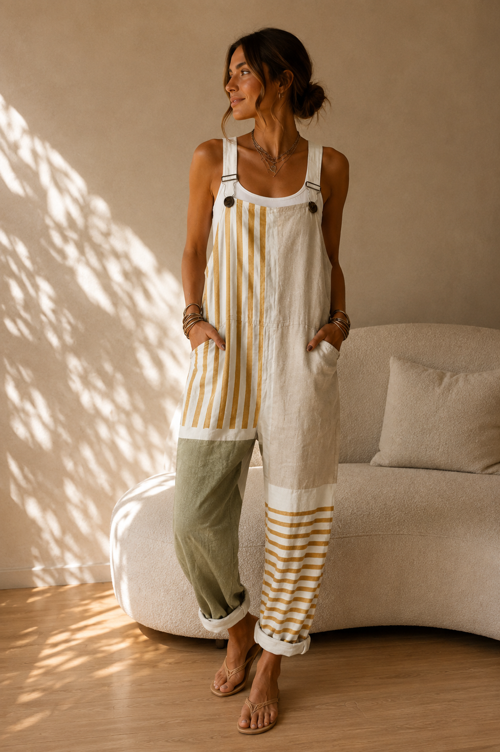 CRISTINA | Mono Estampado Verde