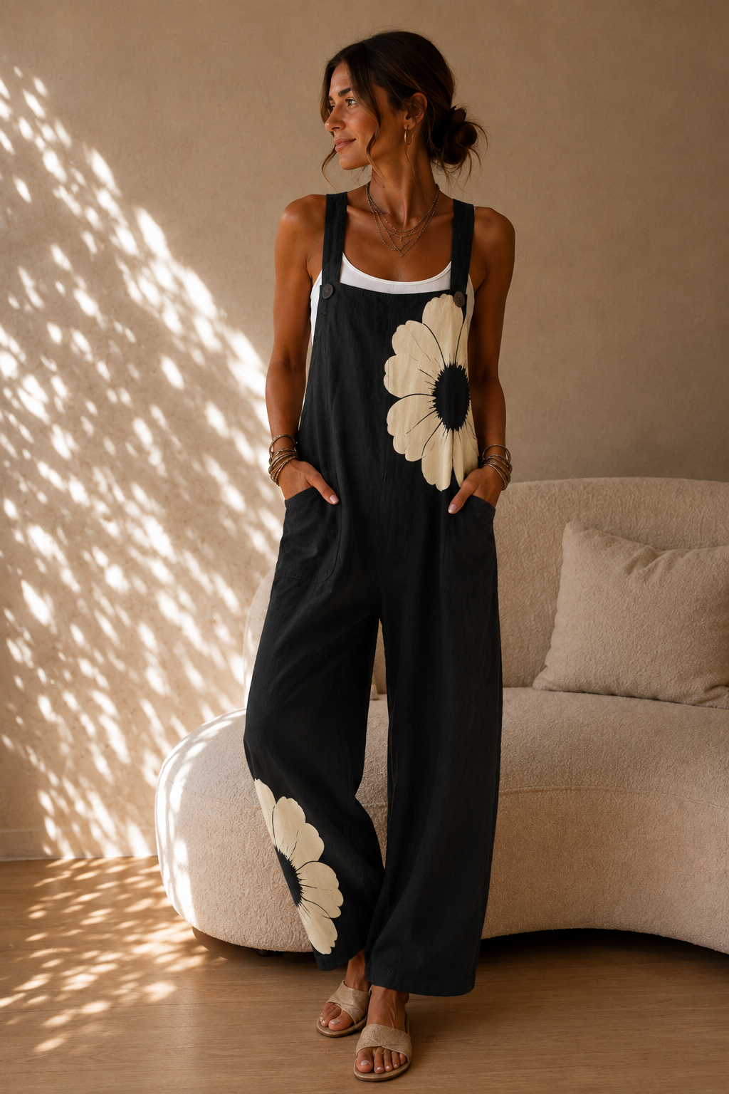 PALOMA | Mono Estampado en Negro