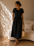ADELA | Vestido Bordado Fluido