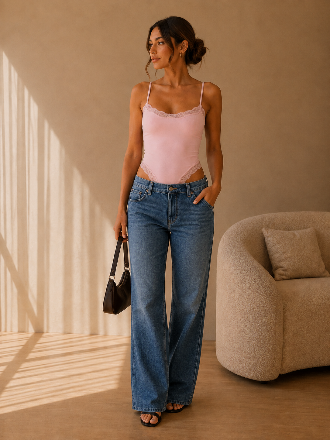 PILAR | Body de Encaje con Tirantes Ajustables