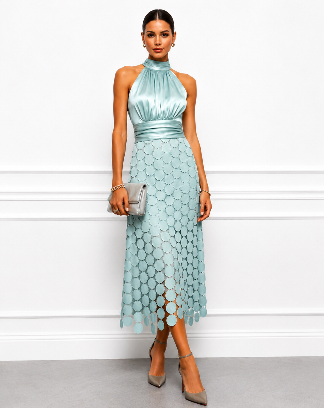 IRIA | Vestido midi de fiesta
