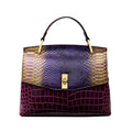 ALICIA | Bolso Estructurado Efecto Serpiente