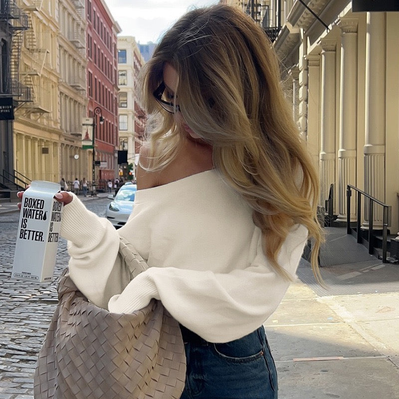 MAITE | Jersey Off-Shoulder de Punto