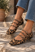 BÁRBARA | Bailarinas Estampado Leopardo