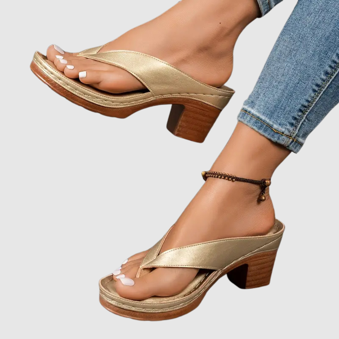 JULIETA | Sandalias Cómodas con Tacón