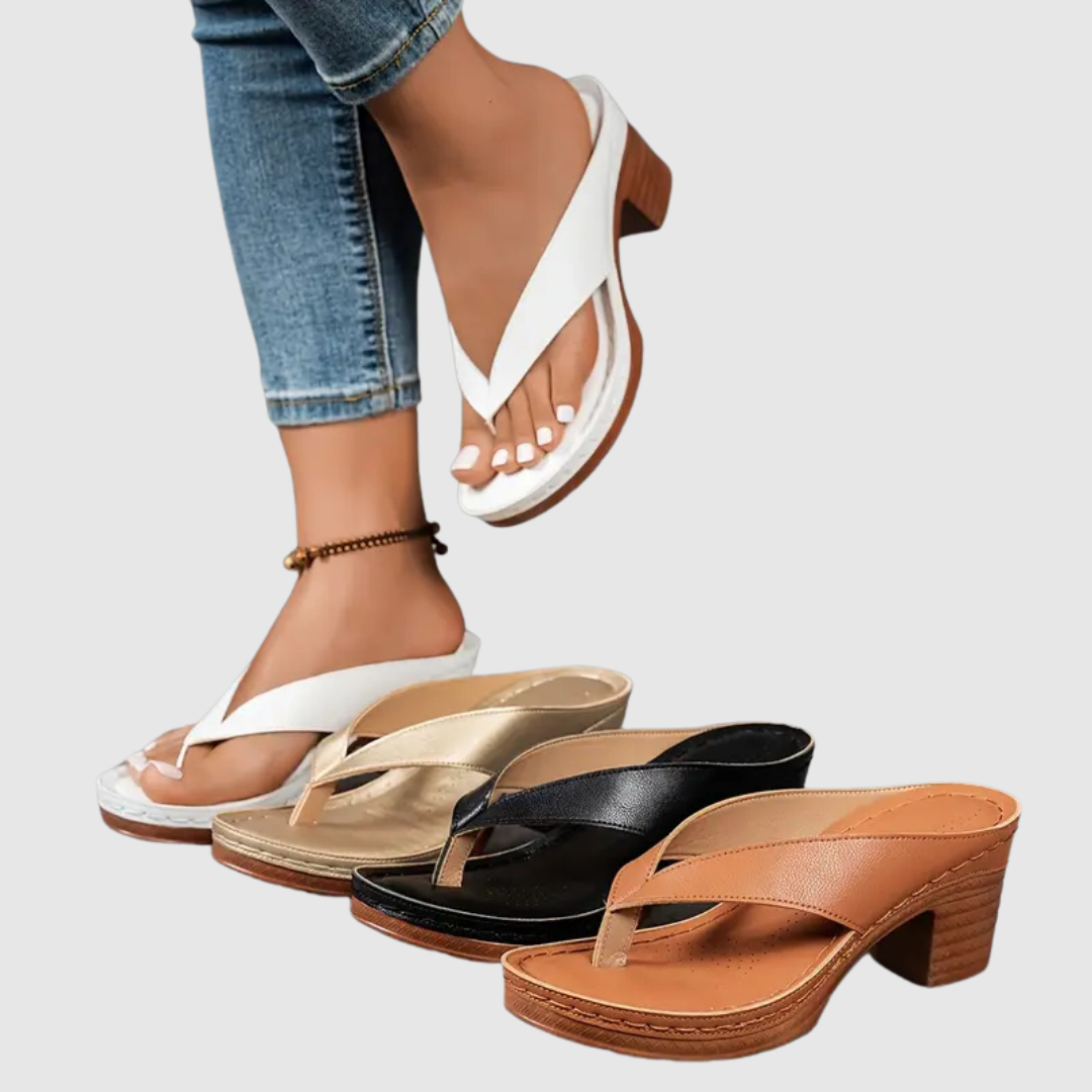 JULIETA | Sandalias Cómodas con Tacón