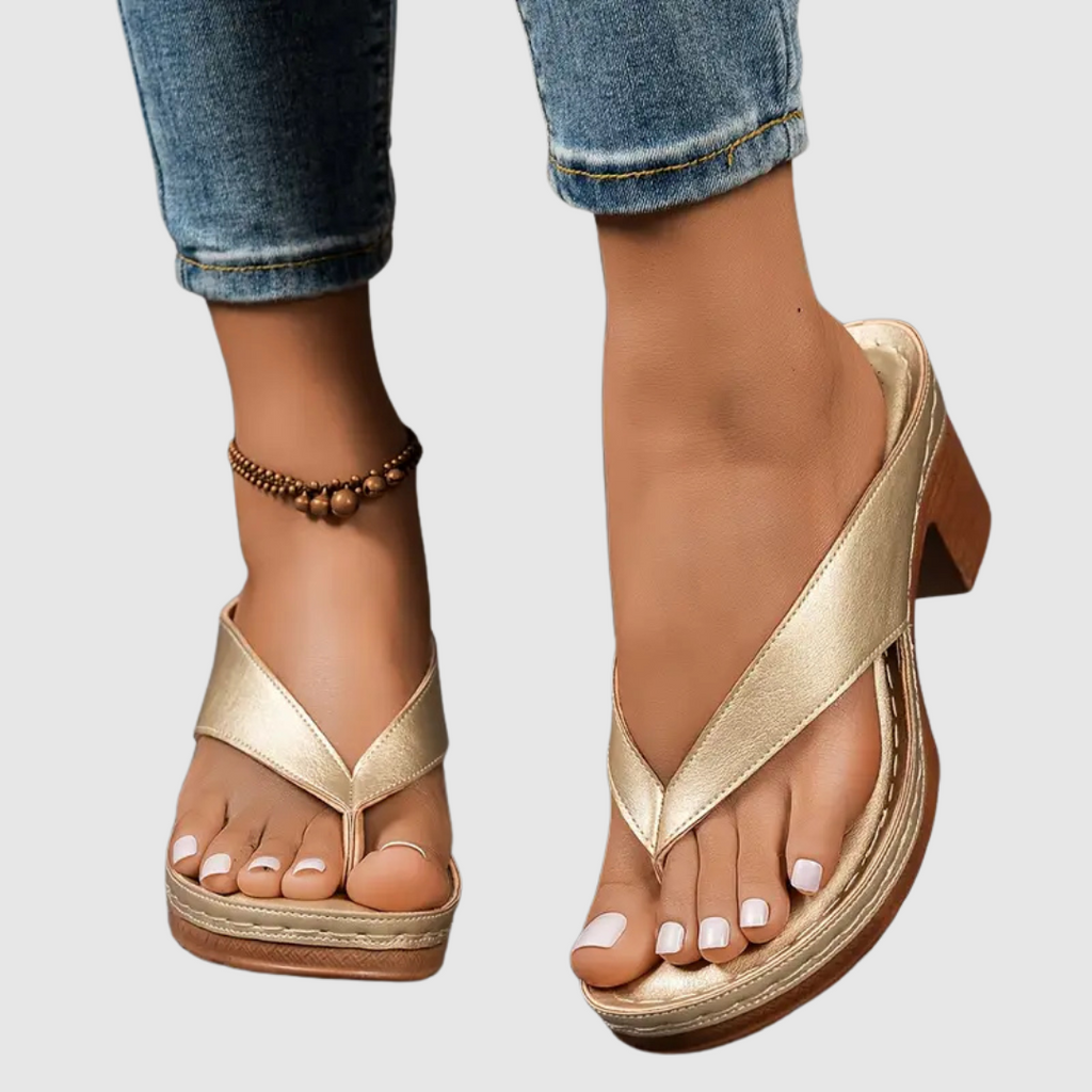 JULIETA | Sandalias Cómodas con Tacón