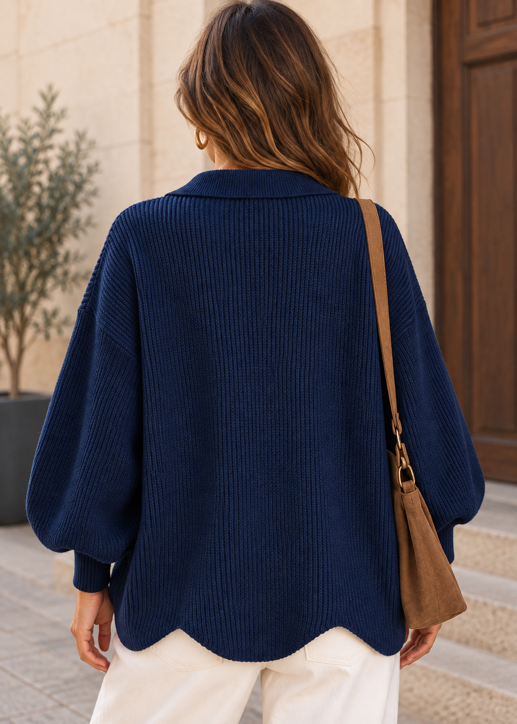 COLETTE | Cárdigan Oversize con botones Dorados