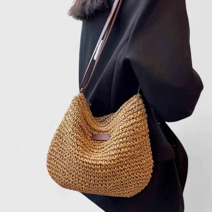 ERIKA | Bolso de Rafia Tejido a Mano