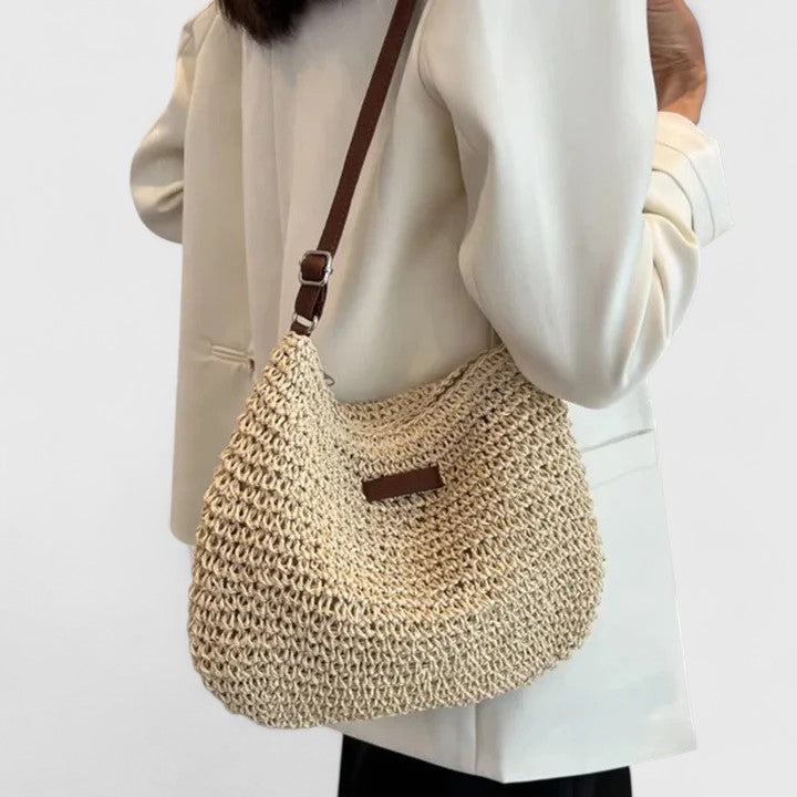 ERIKA | Bolso de Rafia Tejido a Mano
