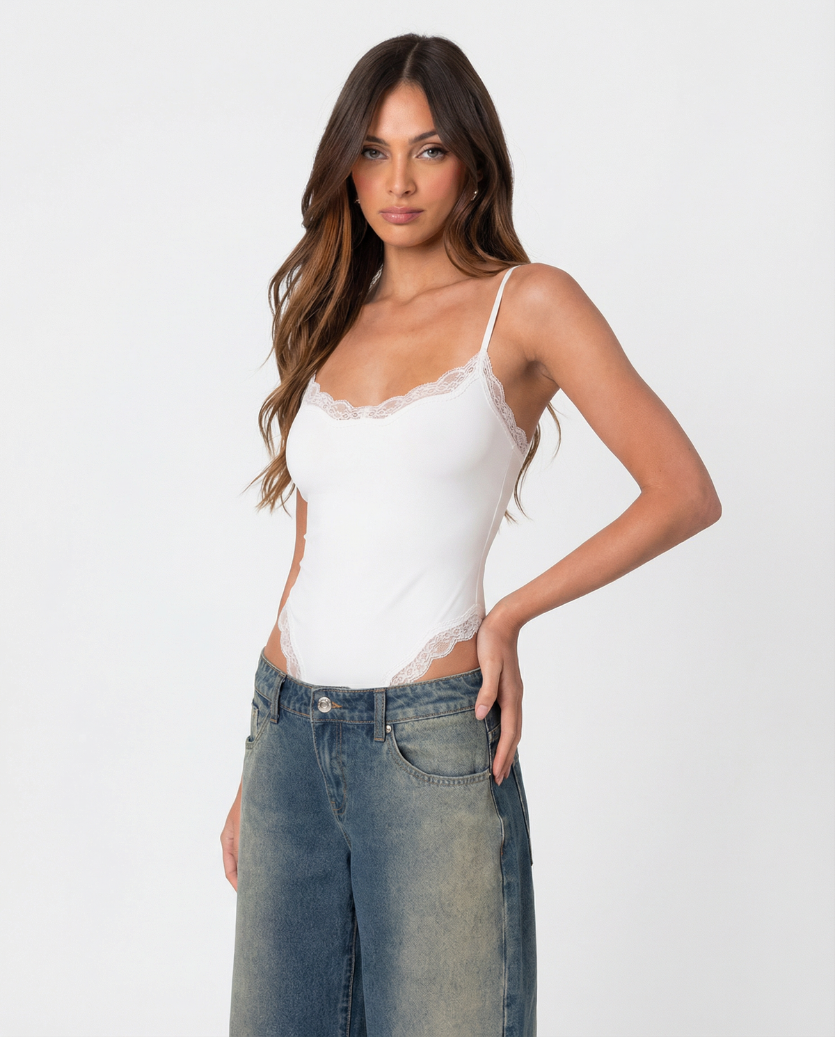 PILAR | Body de Encaje con Tirantes Ajustables