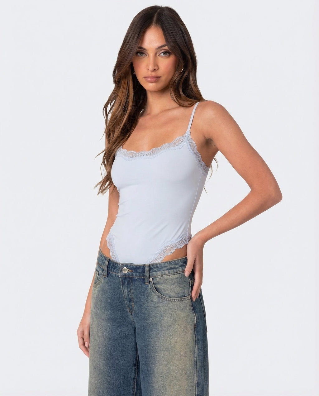 PILAR | Body de Encaje con Tirantes Ajustables