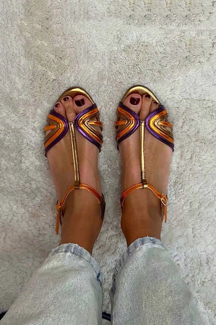 VIVIANA | Sandalias de Colores Mediterráneos