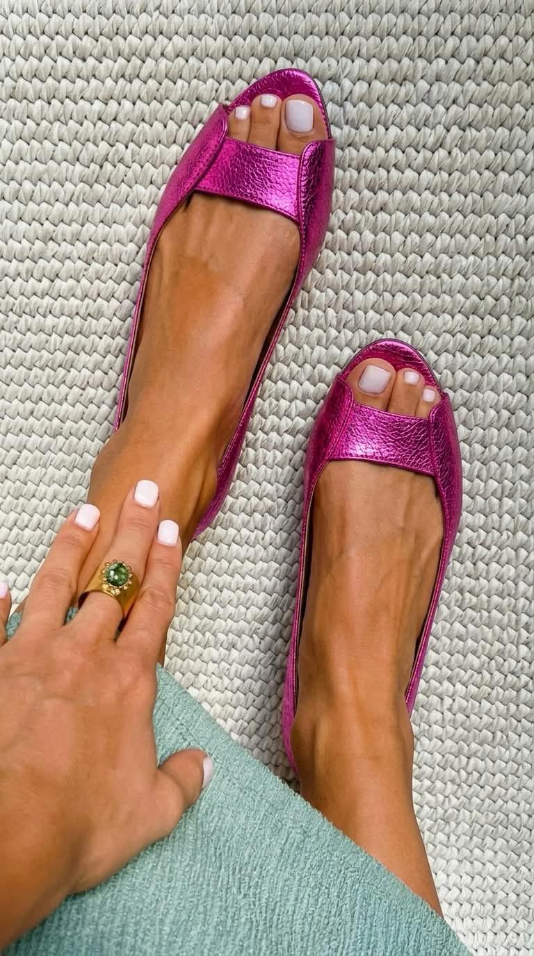 ADELINA | Sandalias Doradas Cómodas y Elegantes