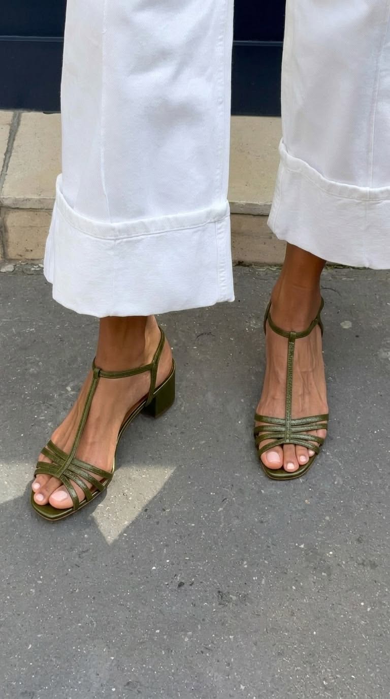 ALEGRE | Sandalias Doradas de Diario