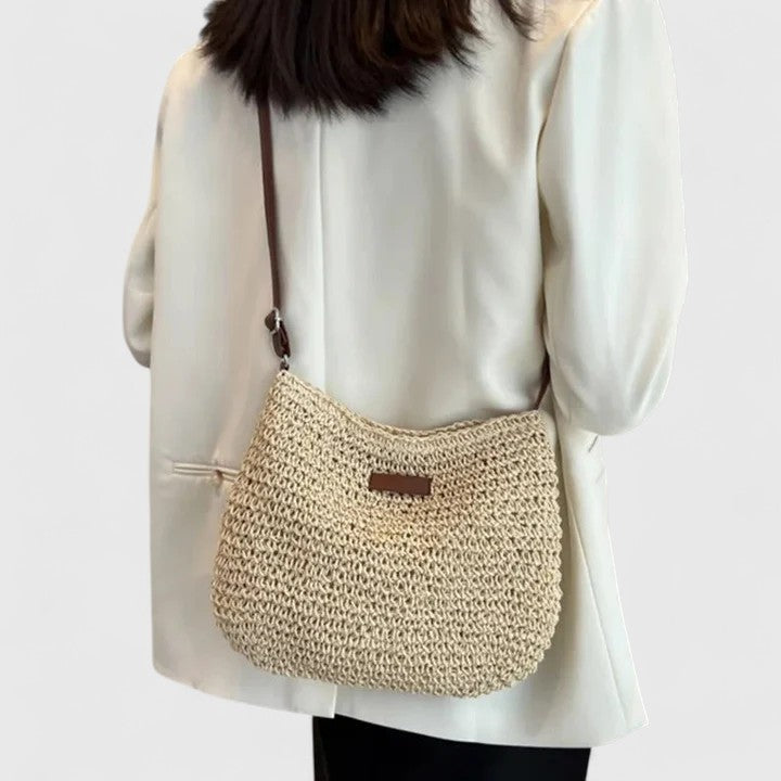 ERIKA | Bolso de Rafia Tejido a Mano